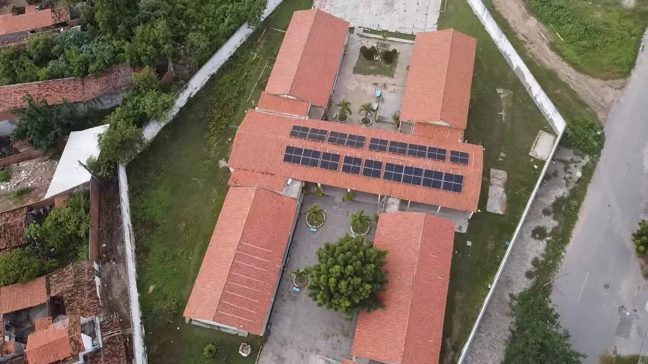 E.C José Freire Filho – manutenção do sistema fotovoltaico, Crateús – CE